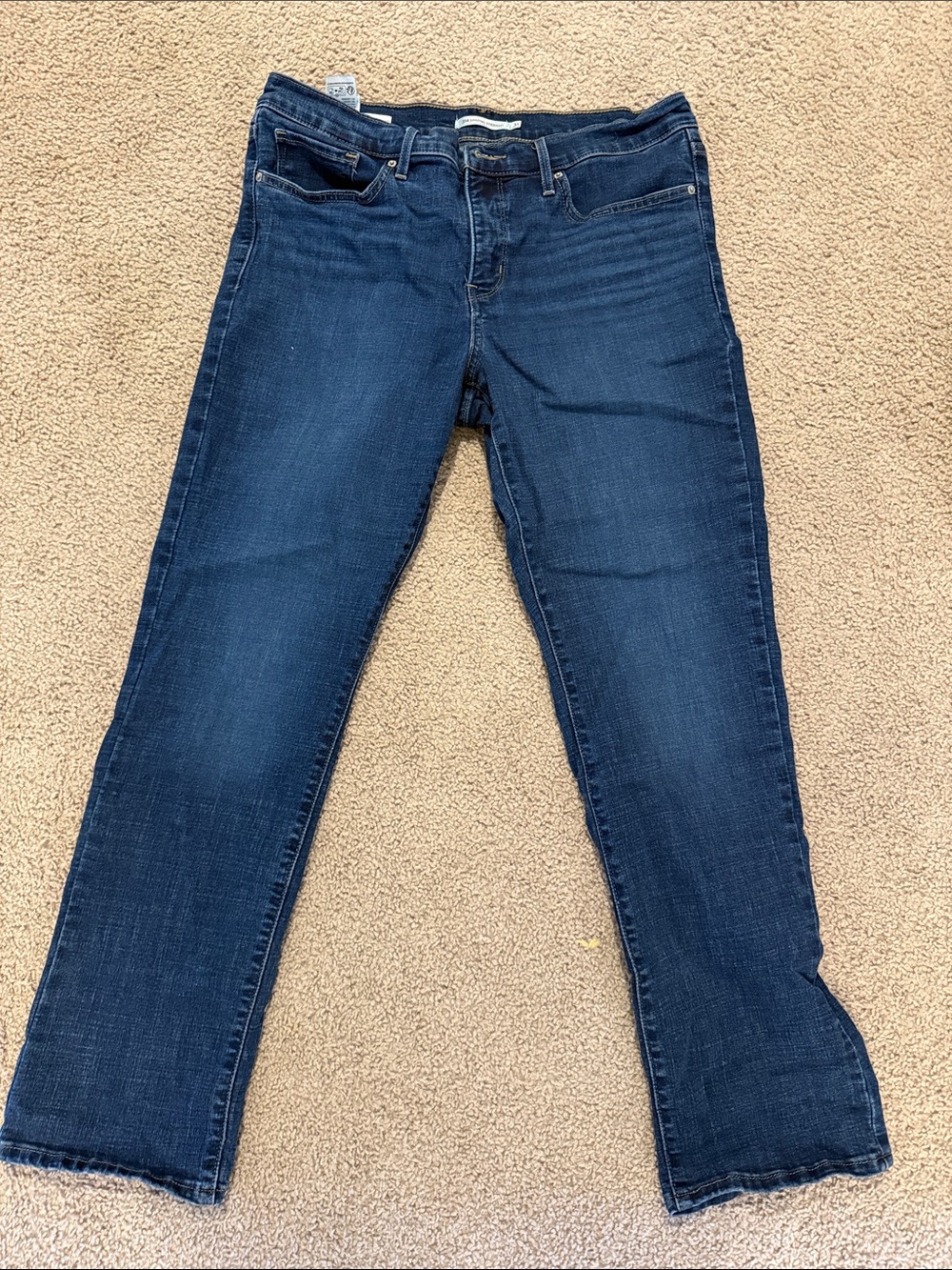 Levi's Dark Indigo Straight-Leg Women's Jeans